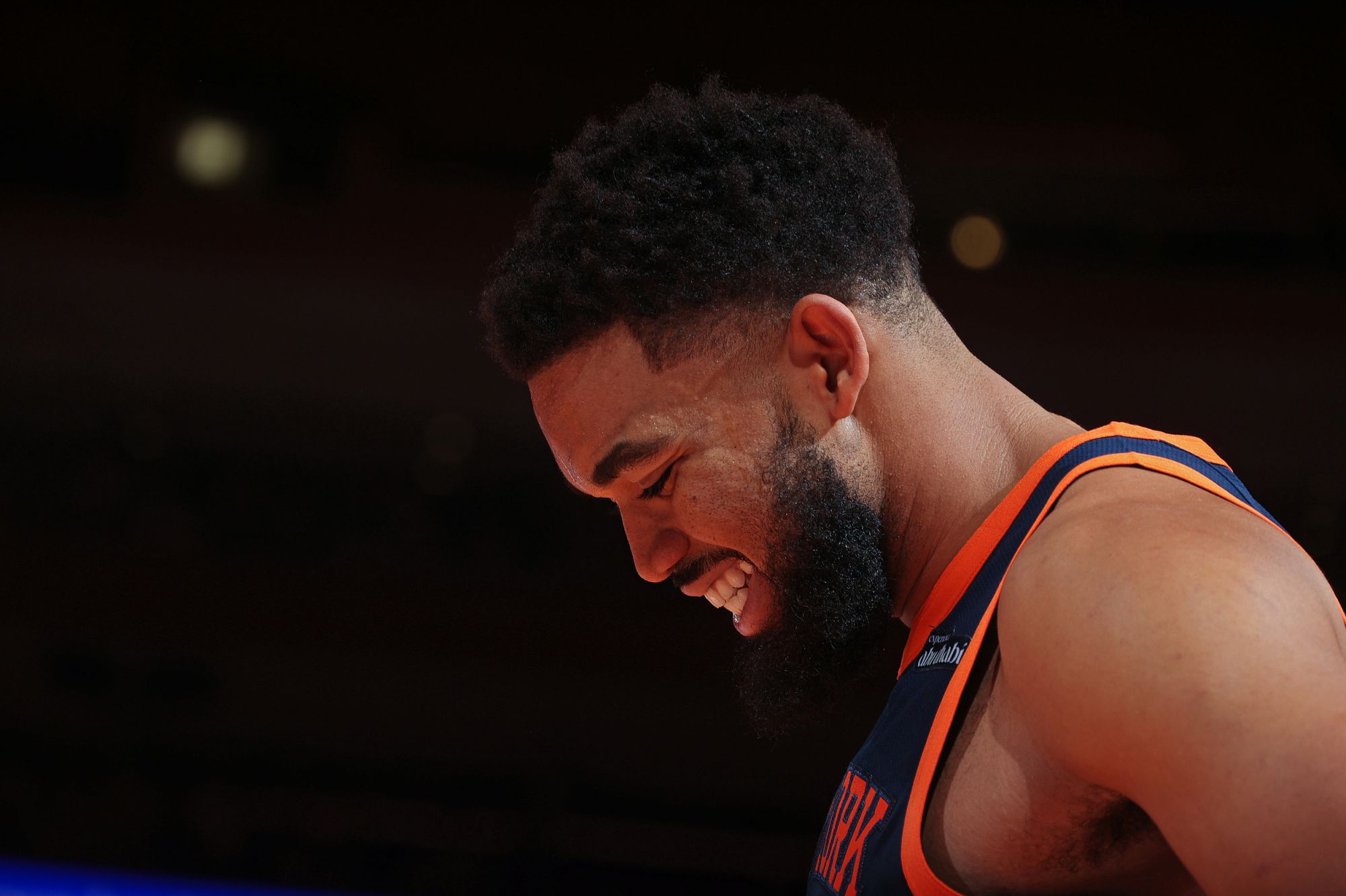 Can't let go! Towns: The Timberwolves’ black uniforms are really cool. It’s weird that I don’t wear them.